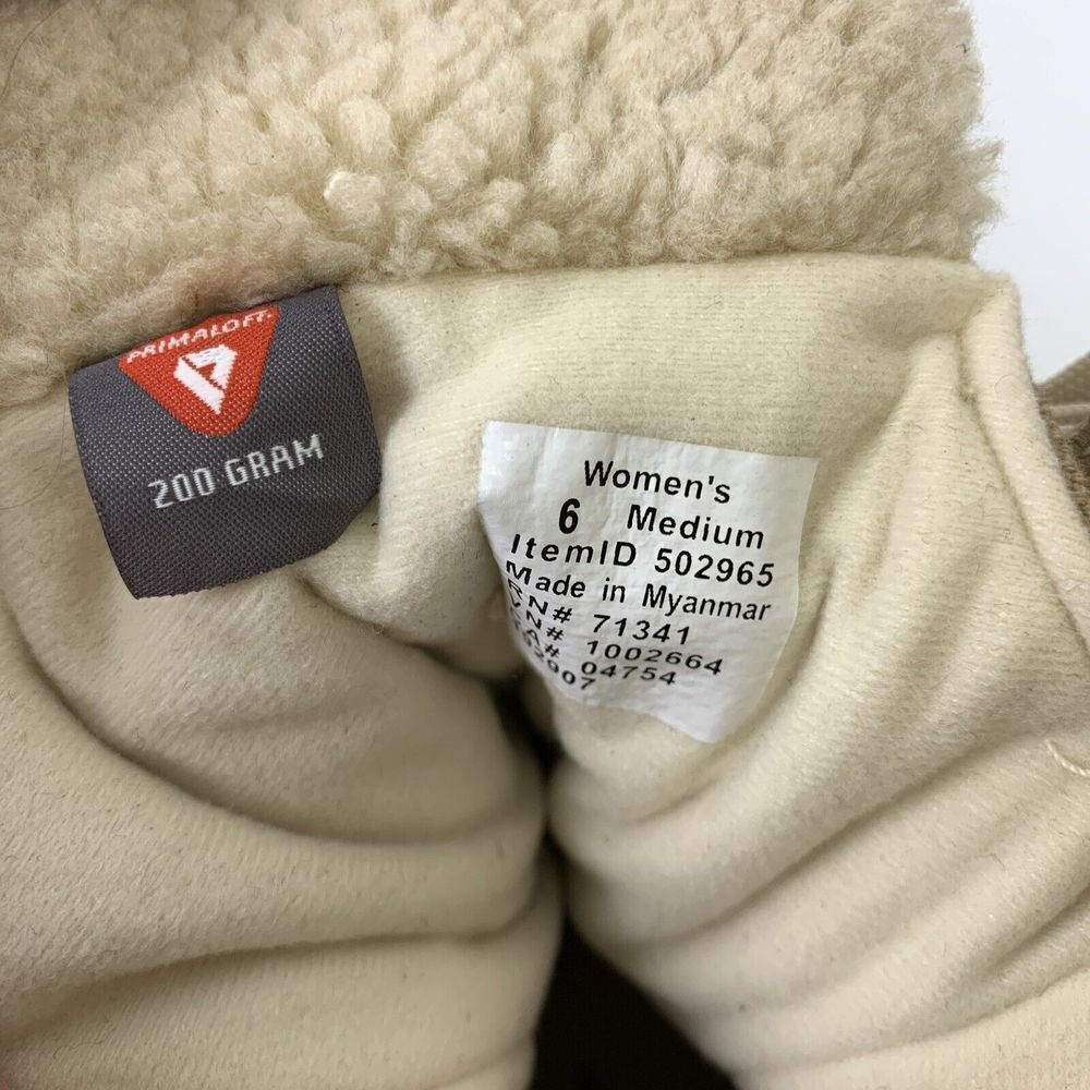 BOGO LL Bean Rangeley Insulated Pac Boots Tan Canvas Lace Up Waterproof 502965 6 - Picture 12 of 13